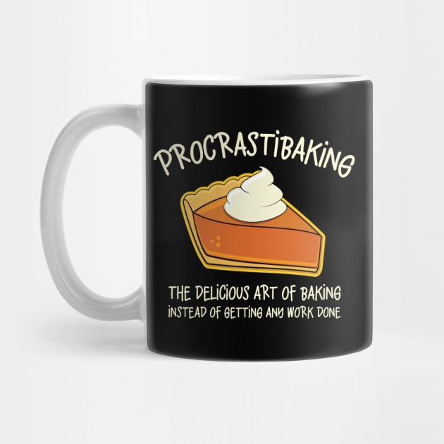 Procrastibaking Funny Baking Graphic by Huhnerdieb Apparel